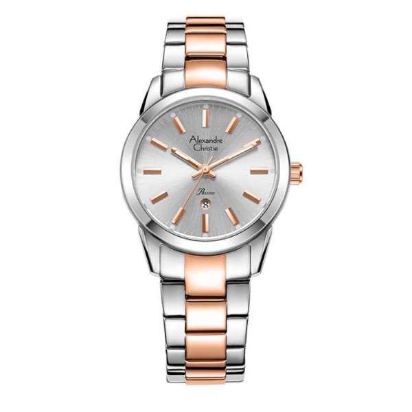 Alexandre Christie AC 2A40 Silver Rosegold LDBTRSL